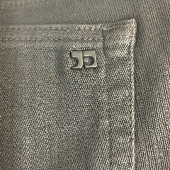 Joe's Coated Denim High Rise Ankle Skinny Jeans Charlie Black Sz 31 - Picture 10 of 12